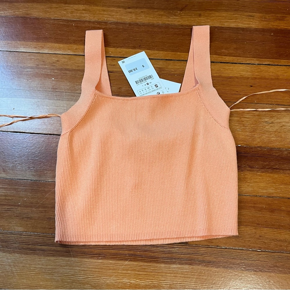 Zara knitted tank NWT size small